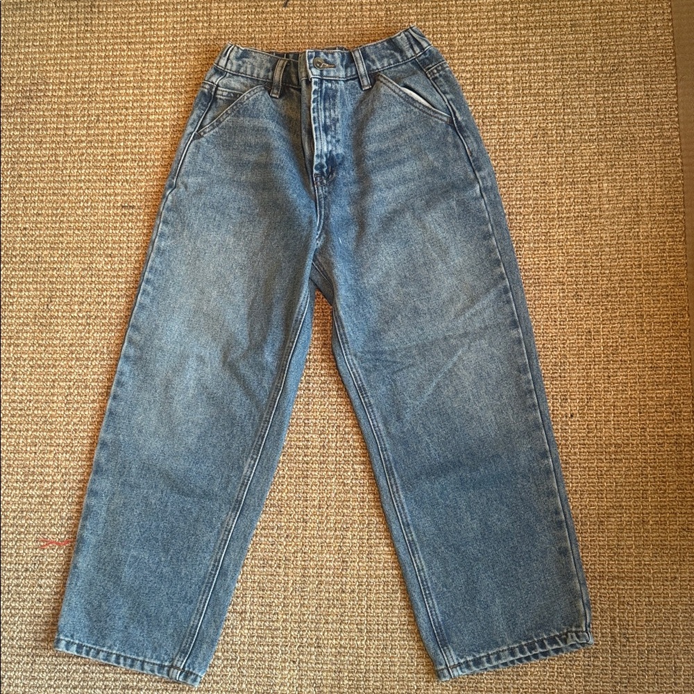 Chelsea & Violet Barrel Fit Blue Jeans